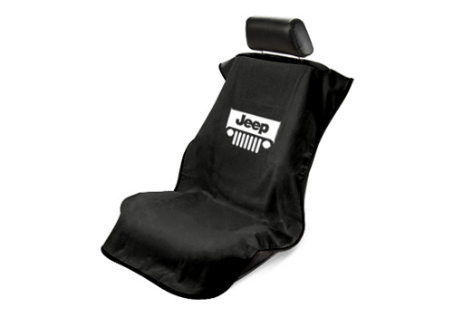 Seat Armour Slip On Seat Cover with Jeep Grille Logo